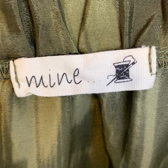 Mine Green & Brown Tropical Strapless Maxi Dress - Picture 3 of 7